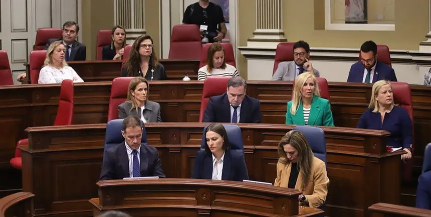 Migdalia Machín durante el debate de este jueves.