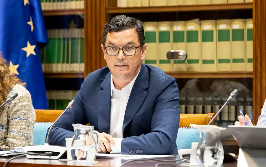 Pablo Rodríguez, consejero de Obras Públicas, Vivienda y Movilidad del Gobierno de Canarias.