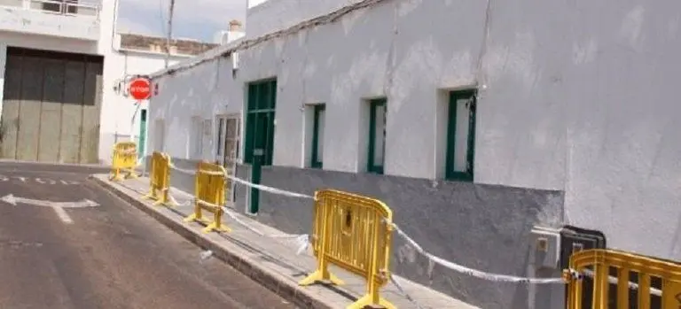 Imagen de algunas casas que se están pintando en barrios como Titerroy.
