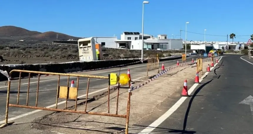 Imagen de cómo queda la zona en la que antes había un grupo importante de palmeras canarias.