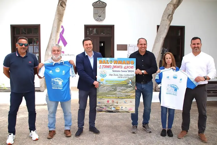 Presentación del torneo de balonmano del CB Los Ajaches en Semana Santa.