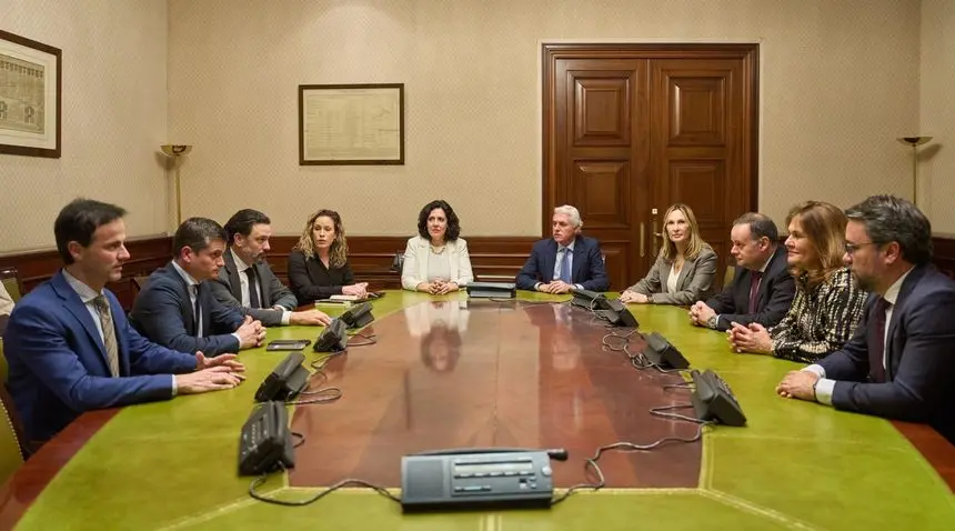 Senadores y diputados del PP este jueves en Madrid