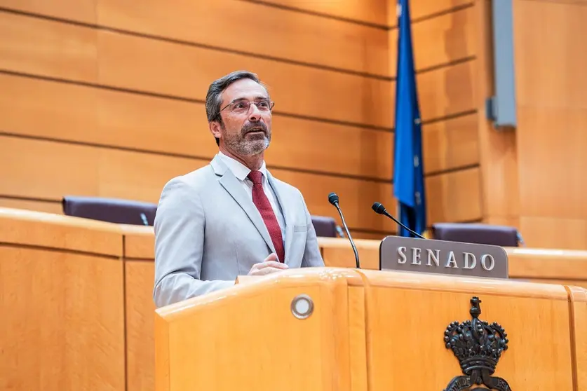 Pedro San Ginés en el Senado.