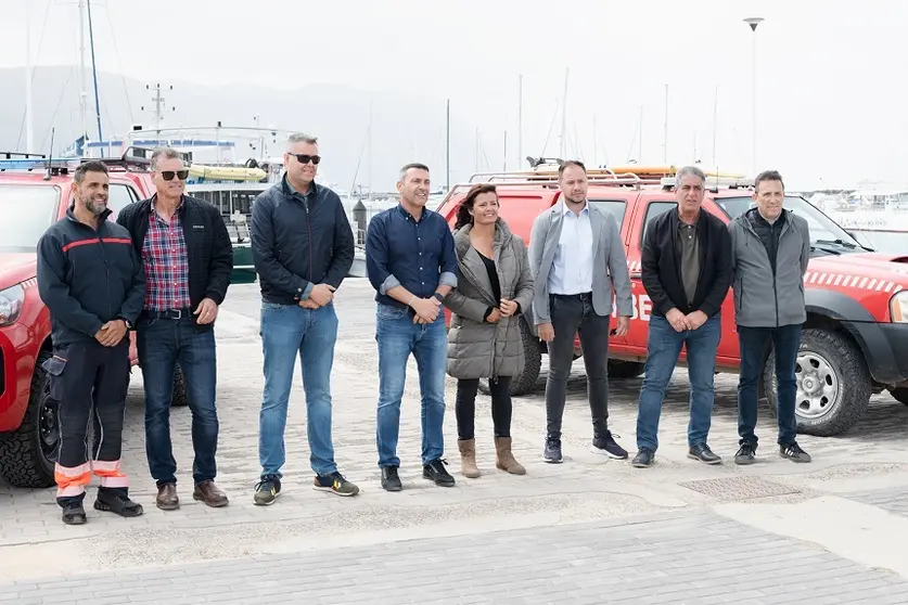 Presentación de nuevo coche en La Graciosa.