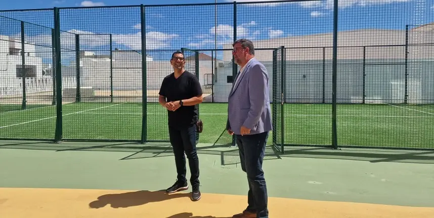 Obras adecuación polideportivo San Bartolomé 3