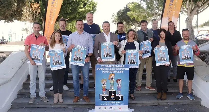 Presentación de olimpiadas escolares.