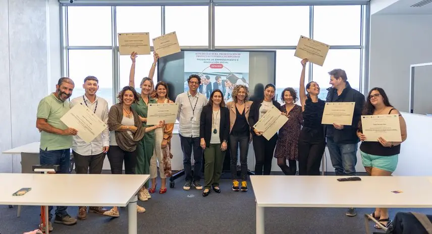 Alumnos del taller formativo para impulsar el emprendimiento e innovación social en Lanzarote.