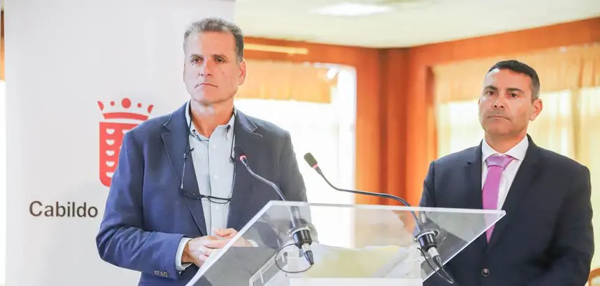 Domingo Cejas y Oswaldo Betancort en una imagen de archivo