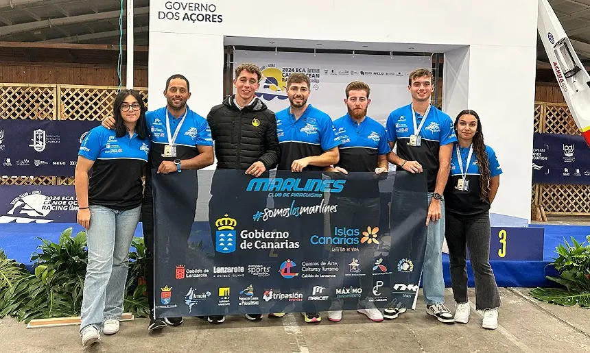 Representantes de los Marlines desplazados a Azores.