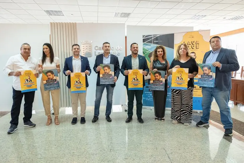 Presentación de los eventos en el Cabildo de Lanzarote.
