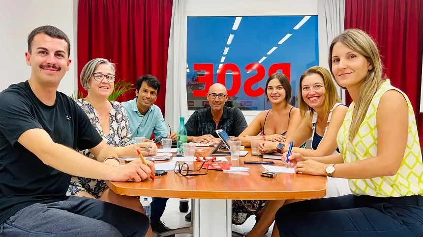 Reunioìn grupo del PSOE de Teguise.