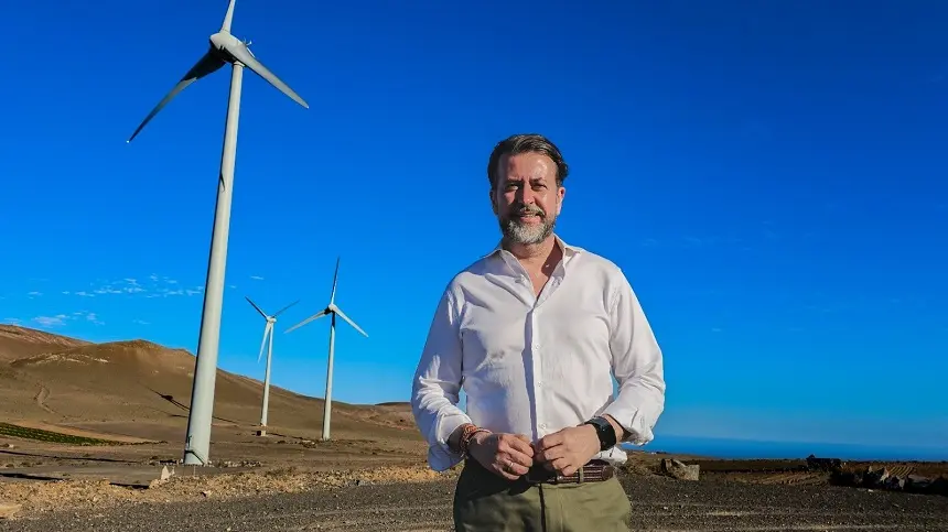 Carlos Alonso en Lanzarote.