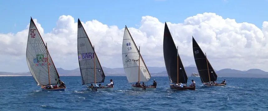 Regata realizada en Playa Blanca.