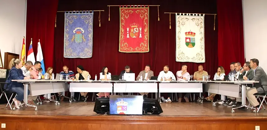 Sesión plenaria de este 29 de abril en Yaiza.