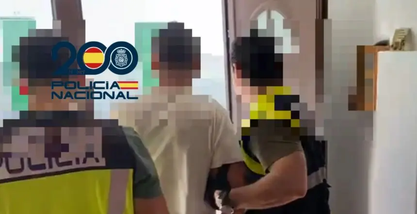 Imagen de una detención aportada por la Policía Nacional.