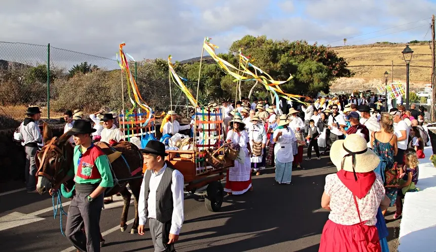 Imagen de archivo de las fiestas de San Isidro Labrador en Uga.