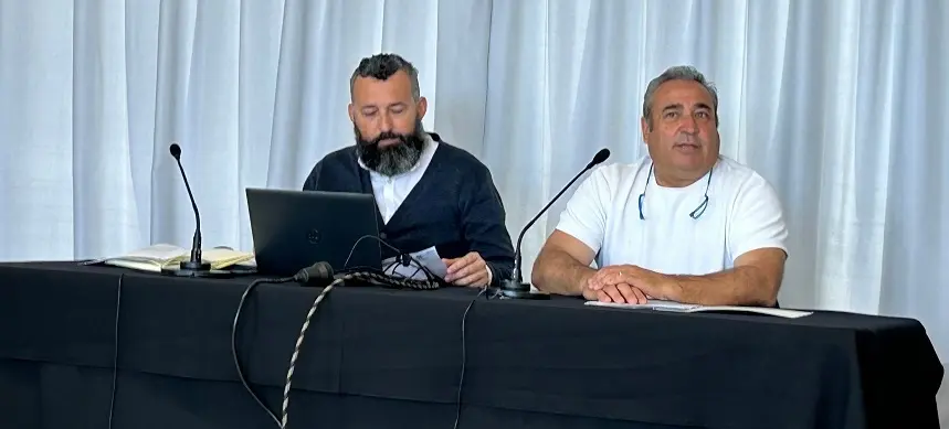 Ángel Vázquez durante su comparecencia ante los medios para mostrar los datos de los CACT tras asumir la gestión.