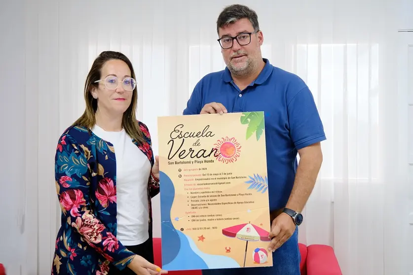 Presentación de la Escuela de Verano en San Bartolomé y Playa Honda.
