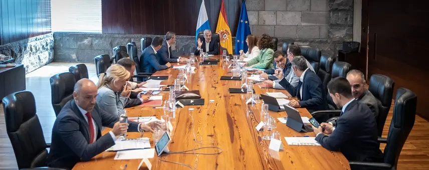 Reunión del Consejo del Gobierno de Canarias.