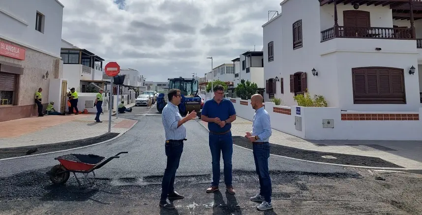 Obras Calle Mastil Playa Honda.