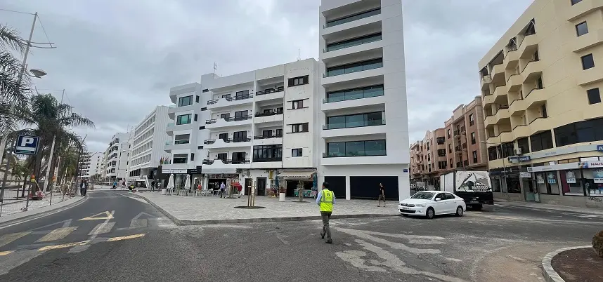 Zona donde el Ayuntamiento de Arrecife realizará los trabajos de reasfaltado en horario de noche, para minimizar las molestias.