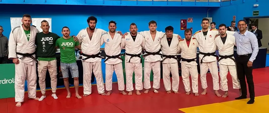 Representantes del Club de Judo Costa Teguise.
