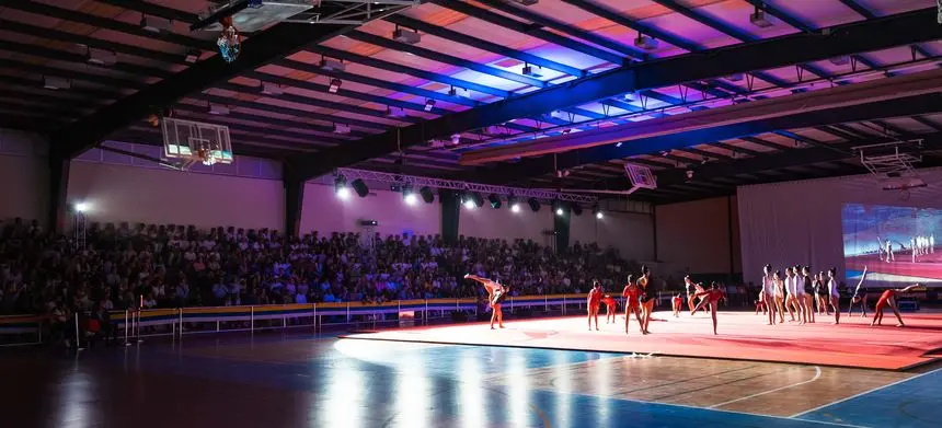 Imagen del espectacular ambiente que hubo en la prueba deportiva