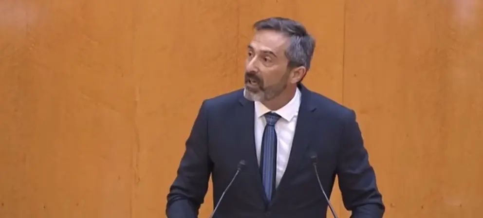 Pedro San Ginés en el Senado.