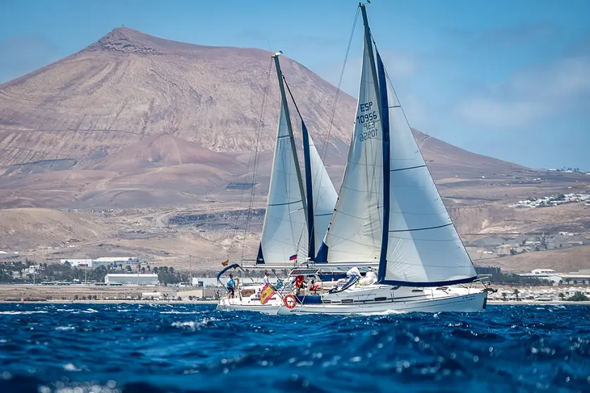 Imagen de archivo de una regata del trofeo César Manrique.