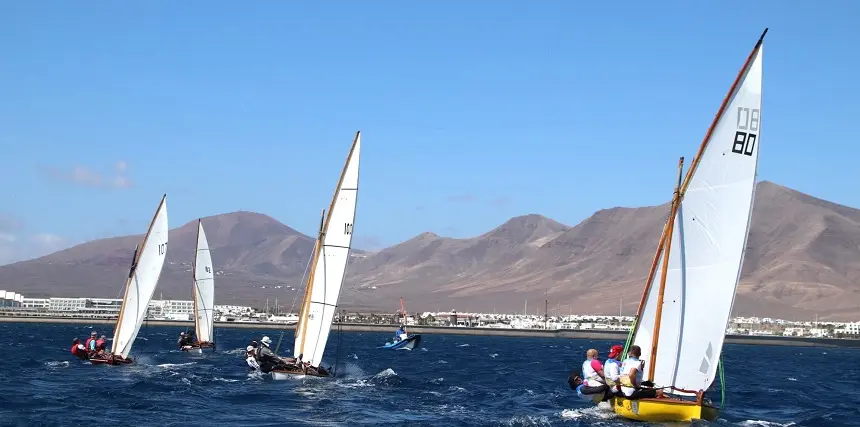 Imagen de archivo de una regata.