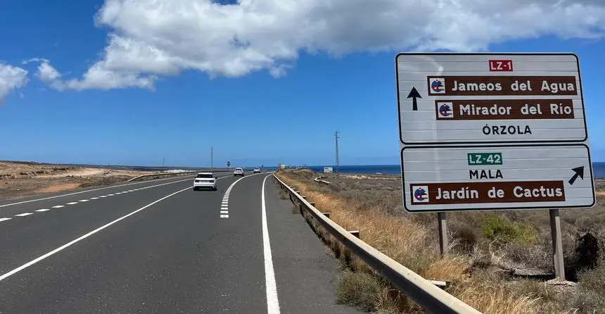 Imagen de la vía que va a ser cortada