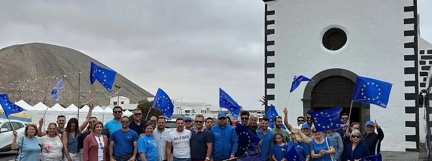 Marea Azul en Tinajo.