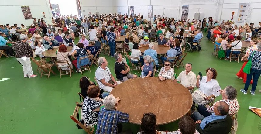 Visita de los mayores de la Feria de Teguise.