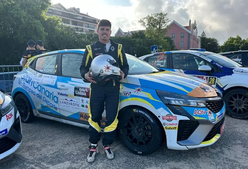 Javier Cañada en el Rally de Lisboa.