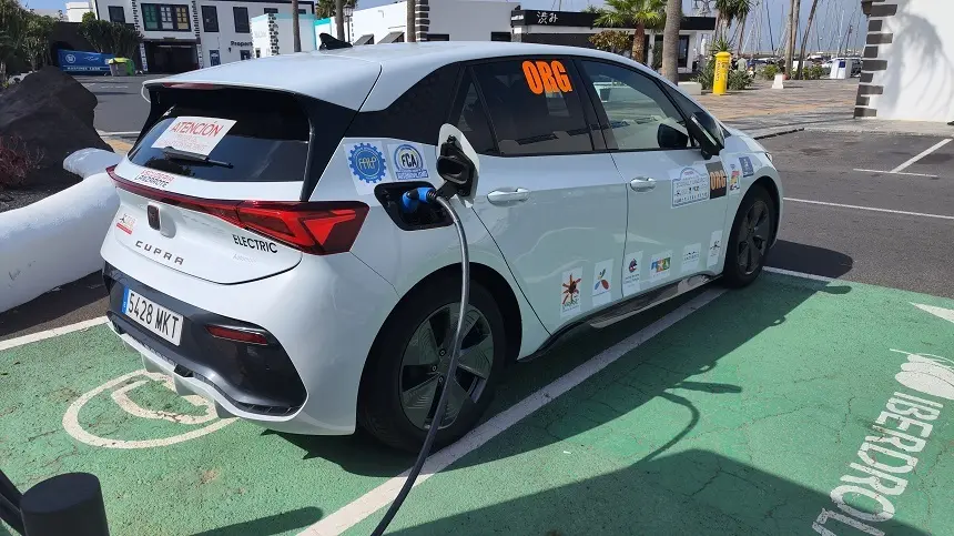 Imagen de un vehículo eléctrico.