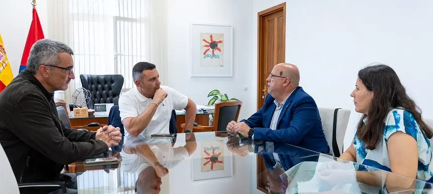 Reunión con delegado de la ONCE.