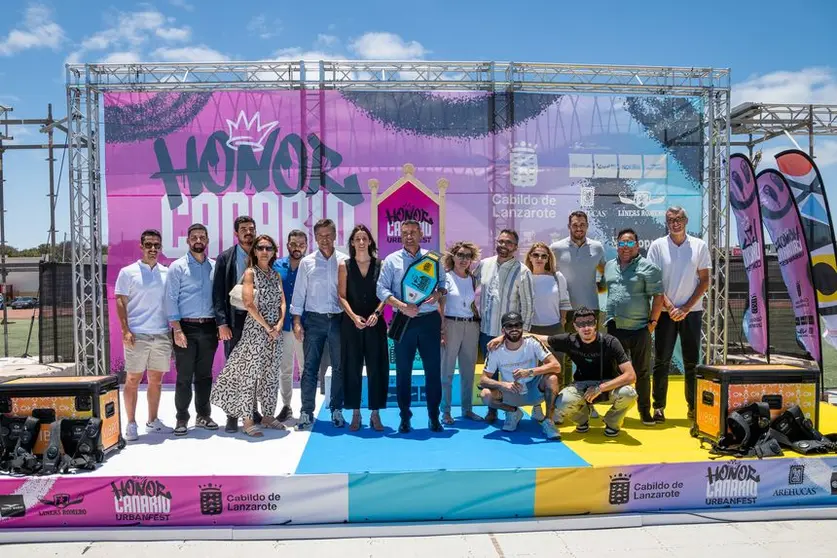 Presentación de Honor Canario Urban Fest.