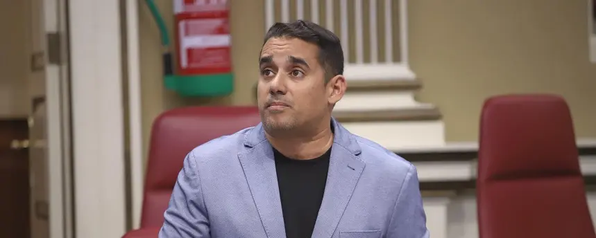 Yoné Caraballo en una intervención parlamentaria