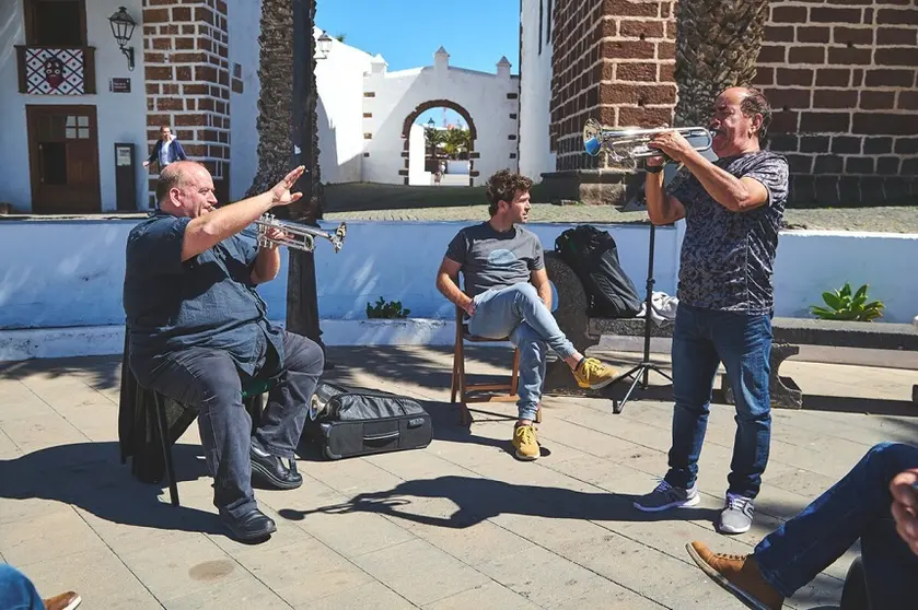 Actuación musical en Teguise.