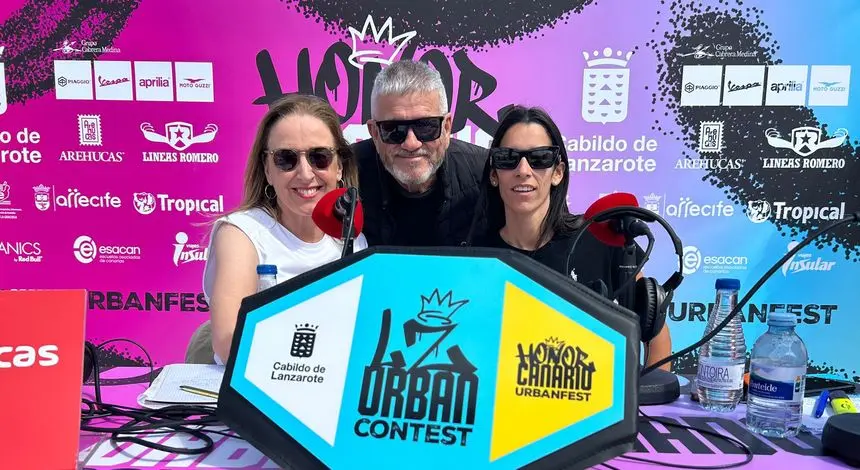 Laura San José, Chalo Frías y Aroa Revelo en el programa especial con motivo del Urban Fest.