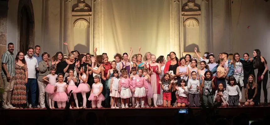 Las más pequeñas de la casa también participaron en los eventos culturales de La Villa