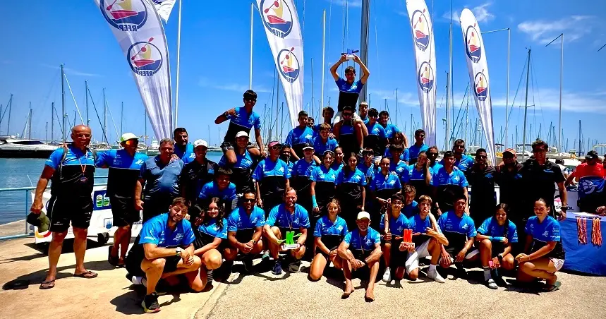 Imagen de los representantes de los Marlines en la Copa de España.
