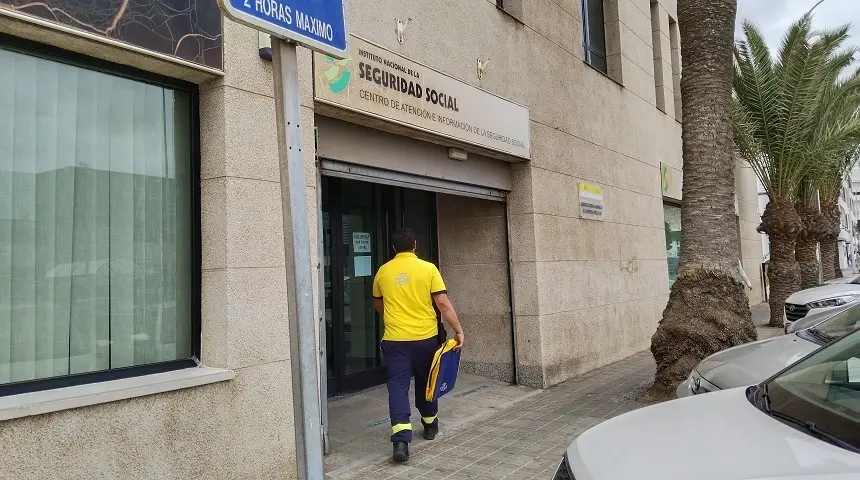 Imagen de la sede de la Seguridad Social.