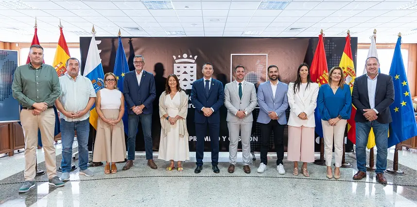 Grupo de gobierno del Cabildo de Lanzarote.
