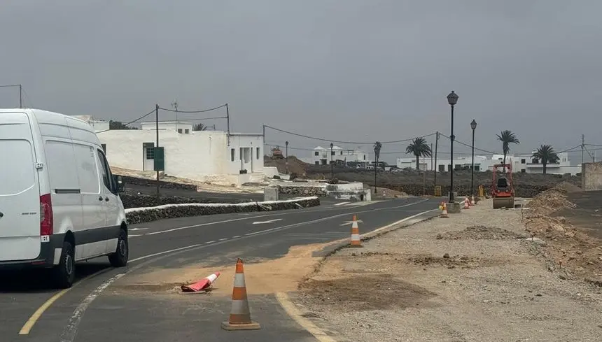 Imagen del estado de la obra que denuncia el PP.