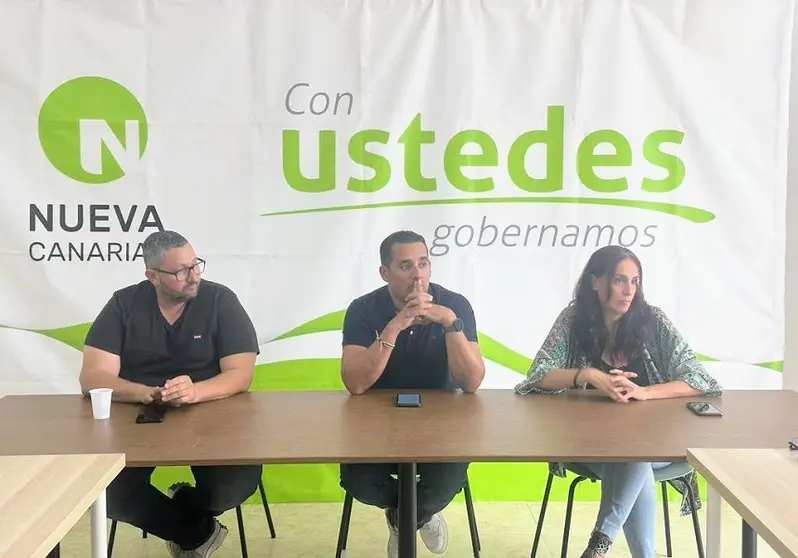 Marcos Lemes, Yone Caraballo y Daisy Villalba.