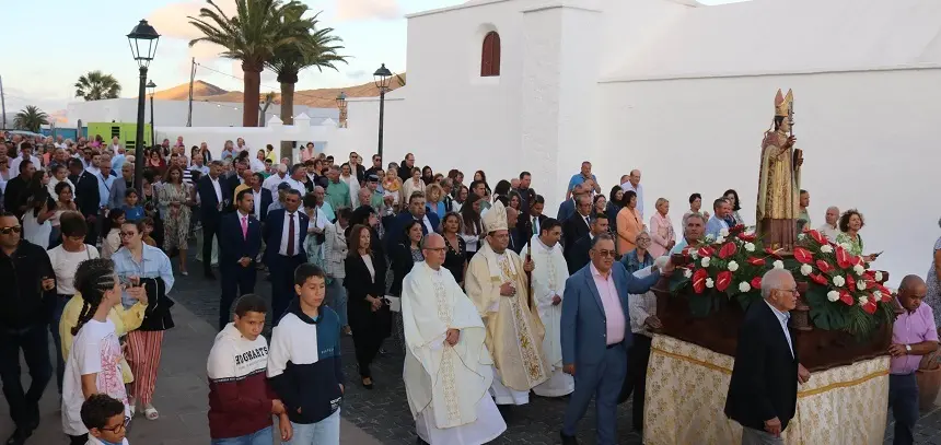 Procesión de las fiestas del año 2023.