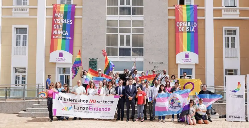 Imagen de la gente que participó este viernes en la iniciativa