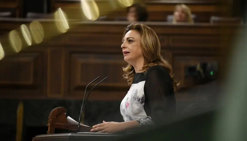 Cristina Valido este jueves en el Congreso de los Diputados.