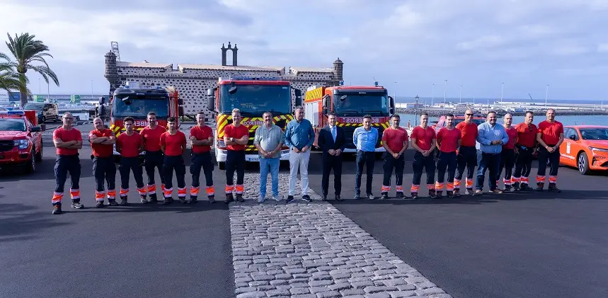 Presentación de los coches del Consorcio de Emergencias de Seguridad.